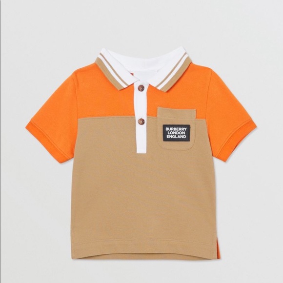 infant burberry shirt